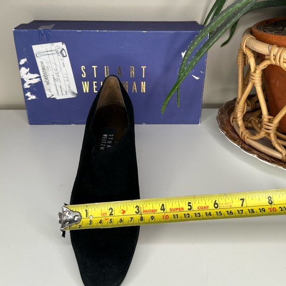 Stuart Weitzman Amber Black Suede Booties | Size 7.5 N | Made in Spain - Picture 14 of 14